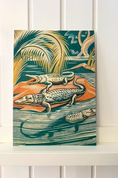 A Jungle Picnic Pl.04 – Clifford Webb – 1 kunst kaart A4 (21×29,7cm)