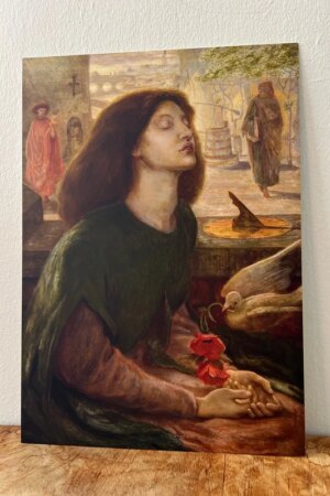 Beatrix - Dante Gabriel Rossetti - 1 kunst kaart A4