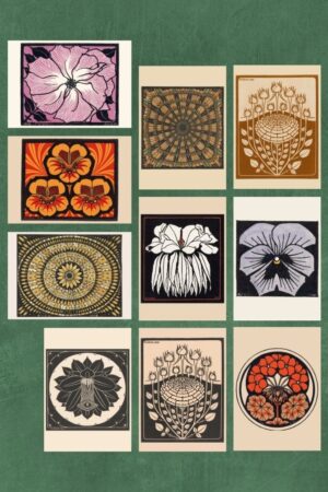 Bloemen en planten - deel 2 - Julie de Graag - set van 10 kunstkaarten A4