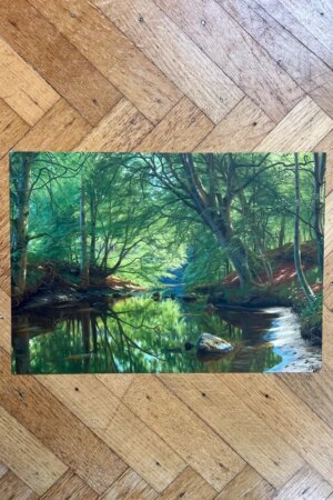 Bosbeek - Peder Mørk Mønsted - 1 kunst kaart A4