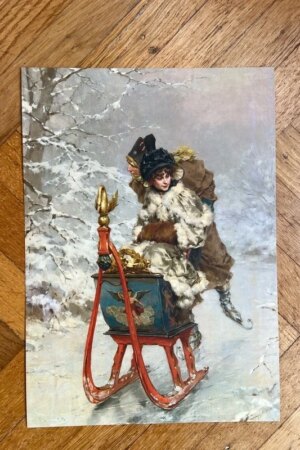 De arrensleetocht - Frederik Hendrik Kaemmerer - 1 kunst kaart A4