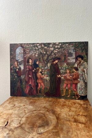 De betoverde tuin - Marie Spartali Stillman - 1 kunst kaart A4