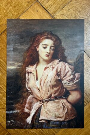 De martelaar van de Solway - Sir John Everett Millais - 1 kunst kaart A4