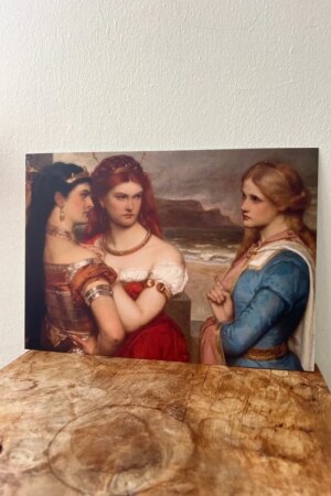 Drie dochters van koning Lear - Gustav Pope - 1 kunst kaart A4