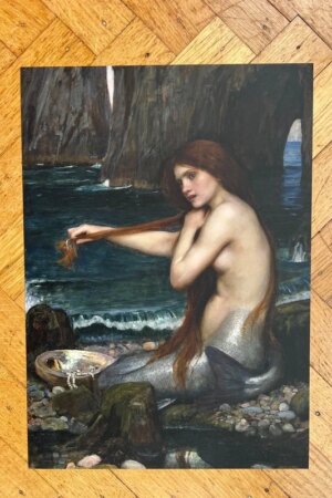 Een zeemeermin - John William Waterhouse - 1 kunst kaart A4