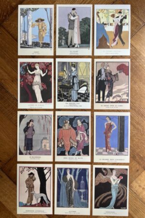 Gazette du Bon Ton - Vintage Fashion Plates - deel 1 - set van kunstkaarten A6