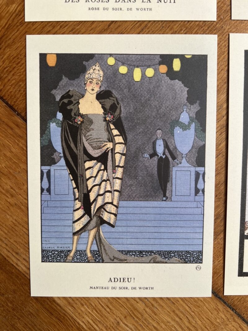 Gazette du Bon Ton - Vintage Fashion Plates - deel 2 - 12 wandkunstkaarten - A6 - 11