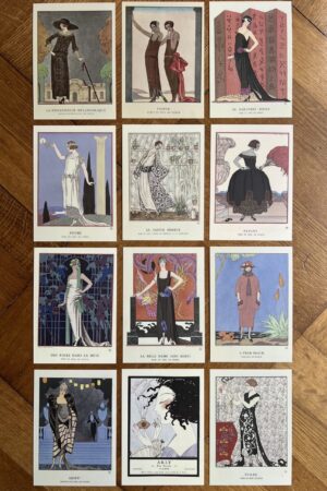 Gazette du Bon Ton - Vintage Fashion Plates - deel 2 - set van kunstkaarten A6