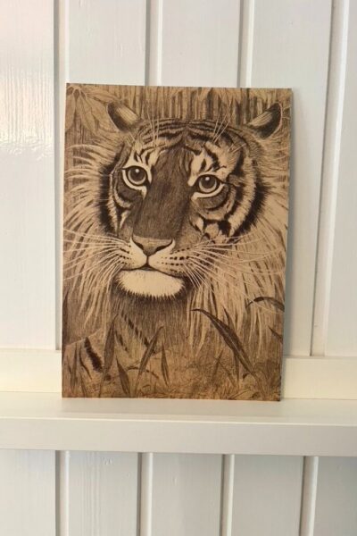 Kop van een tijger – Henri Verstijnen – 1 kunst kaart A4 (21×29,7cm)
