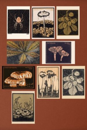 Herfst - Julie de Graag - set van 9 kunstkaarten A6