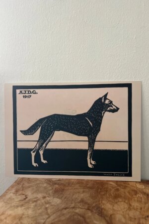 Hond - Julie de Graag - 1 ArtPrintCard A4