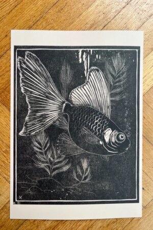 Kameelsluierstaart - Henri Verstijnen - 1 kunst kaart A4