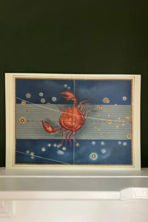 Krab - Johann Bayer - 1 kunst kaart A4