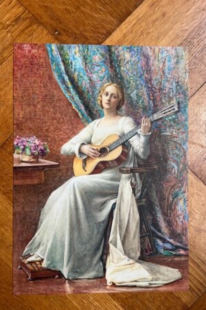 Melodie - Henry Meynell Rheam - 1 kunst kaart A4