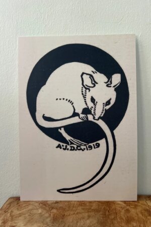 Muis - Julie de Graag - 1 kunst kaart A4