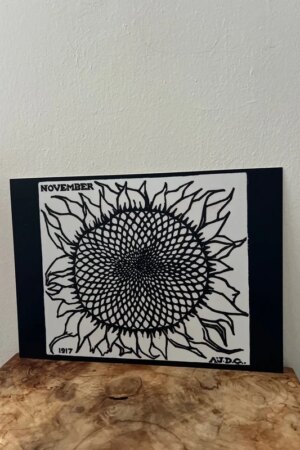 November: zwart-wit - Julie de Graag - 1 kunst kaart A4