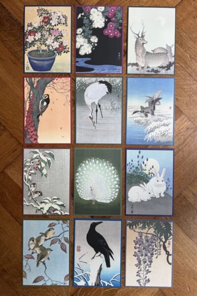 Ohara Koson Kleur deel 1 - 12 wandkunstkaarten A6 - 1