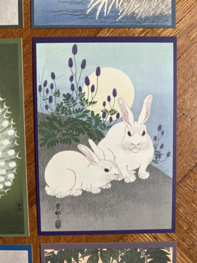 Ohara Koson Kleur deel 1 - 12 wandkunstkaarten A6 - 10