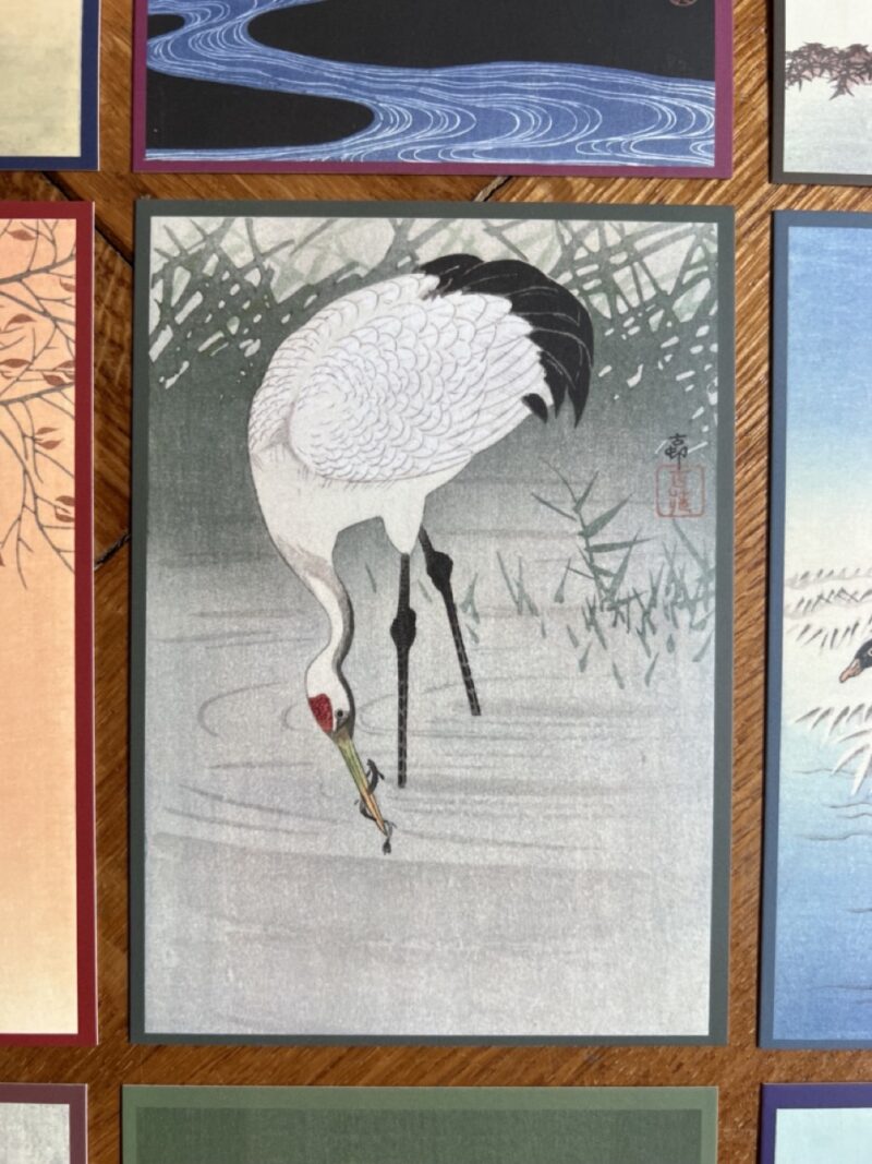 Ohara Koson Kleur deel 1 - 12 wandkunstkaarten A6 - 6