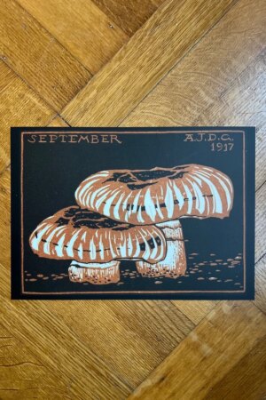 September - Julie de Graag - 1 kunst kaart A4