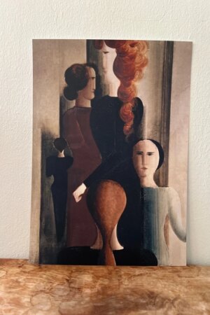 Vrouwen op een trap - Oskar Schlemmer - 1 kunst kaart A4