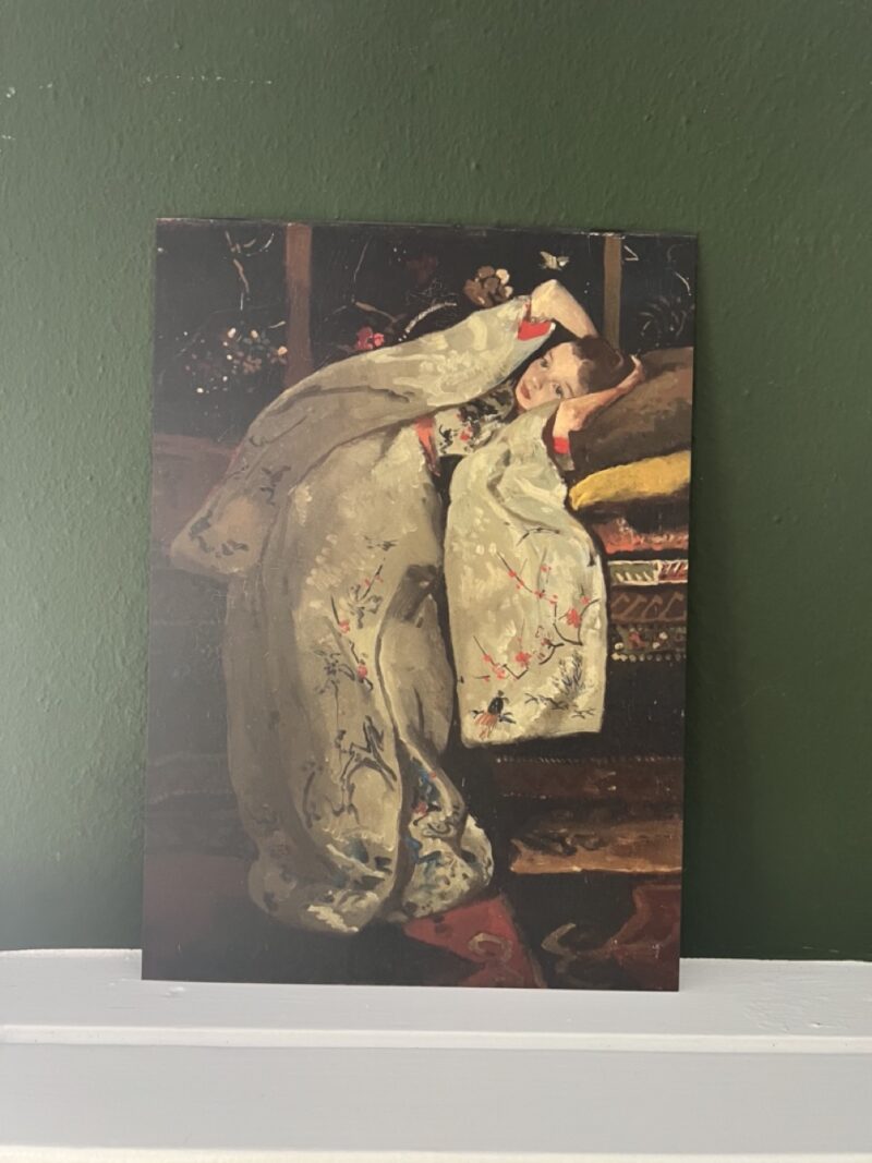 Vrouw op Sofa - A4 - Wanddecoratie Poster