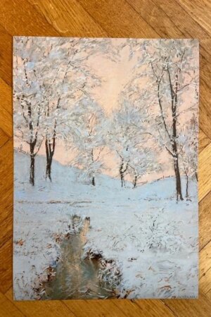 Wintergloed – Walter Launt Palmer – 1 ArtPrintCard A4