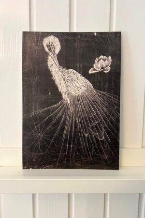 Zilverreiger - Henri Verstijnen - 1 kunst kaart A4